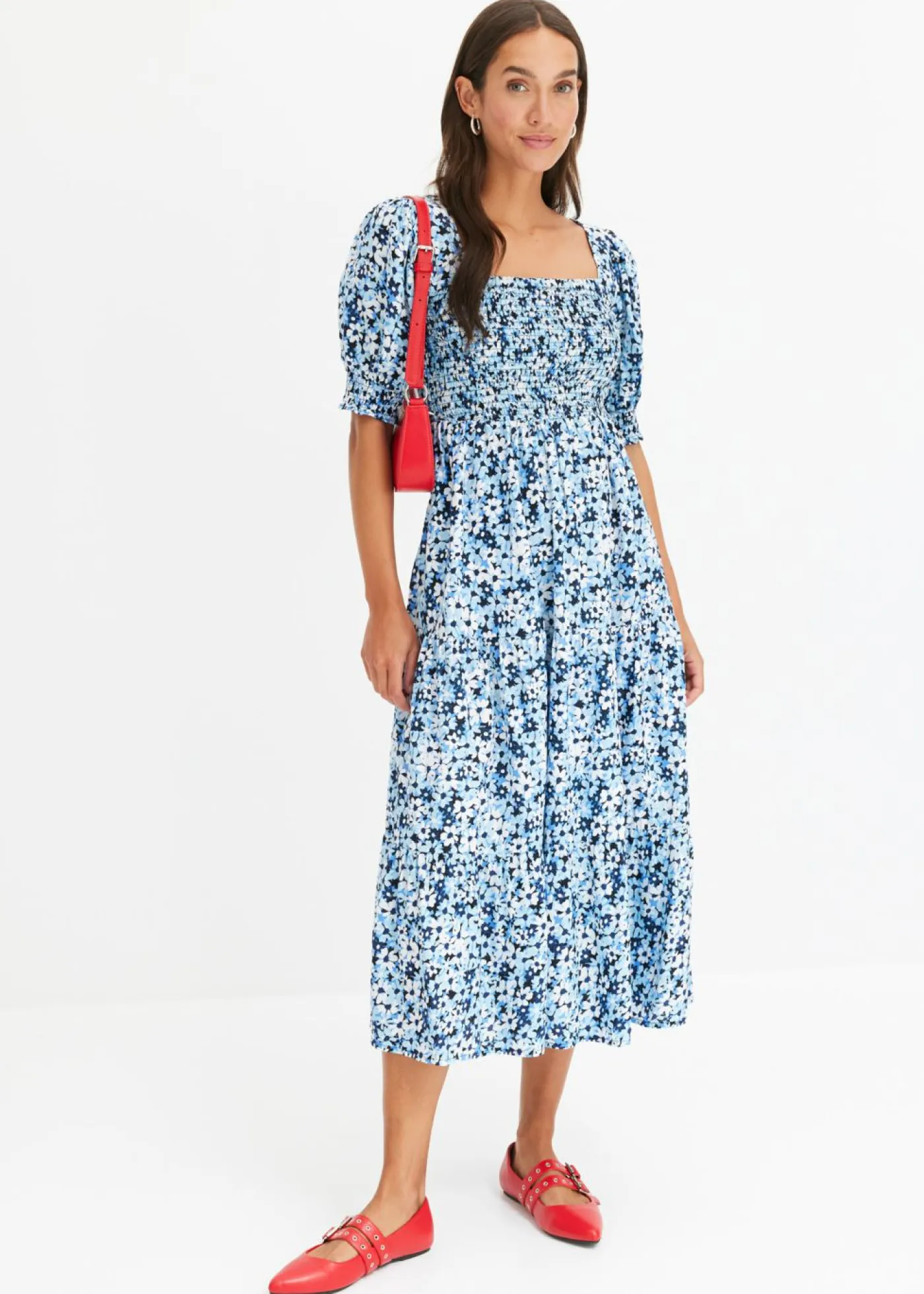 Mujer bonprix bonprix Vestido midi estampado