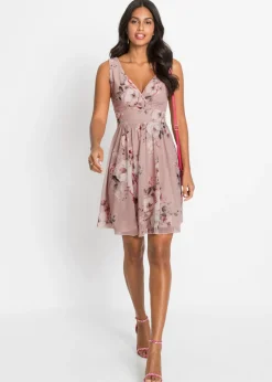 Mujer bonprix bonprix Vestido mini con escote pronunciado