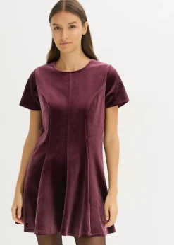 Mujer bonprix bonprix Vestido mini de terciopelo suave