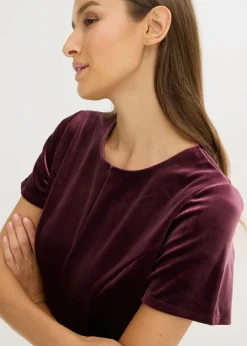 Mujer bonprix bonprix Vestido mini de terciopelo suave