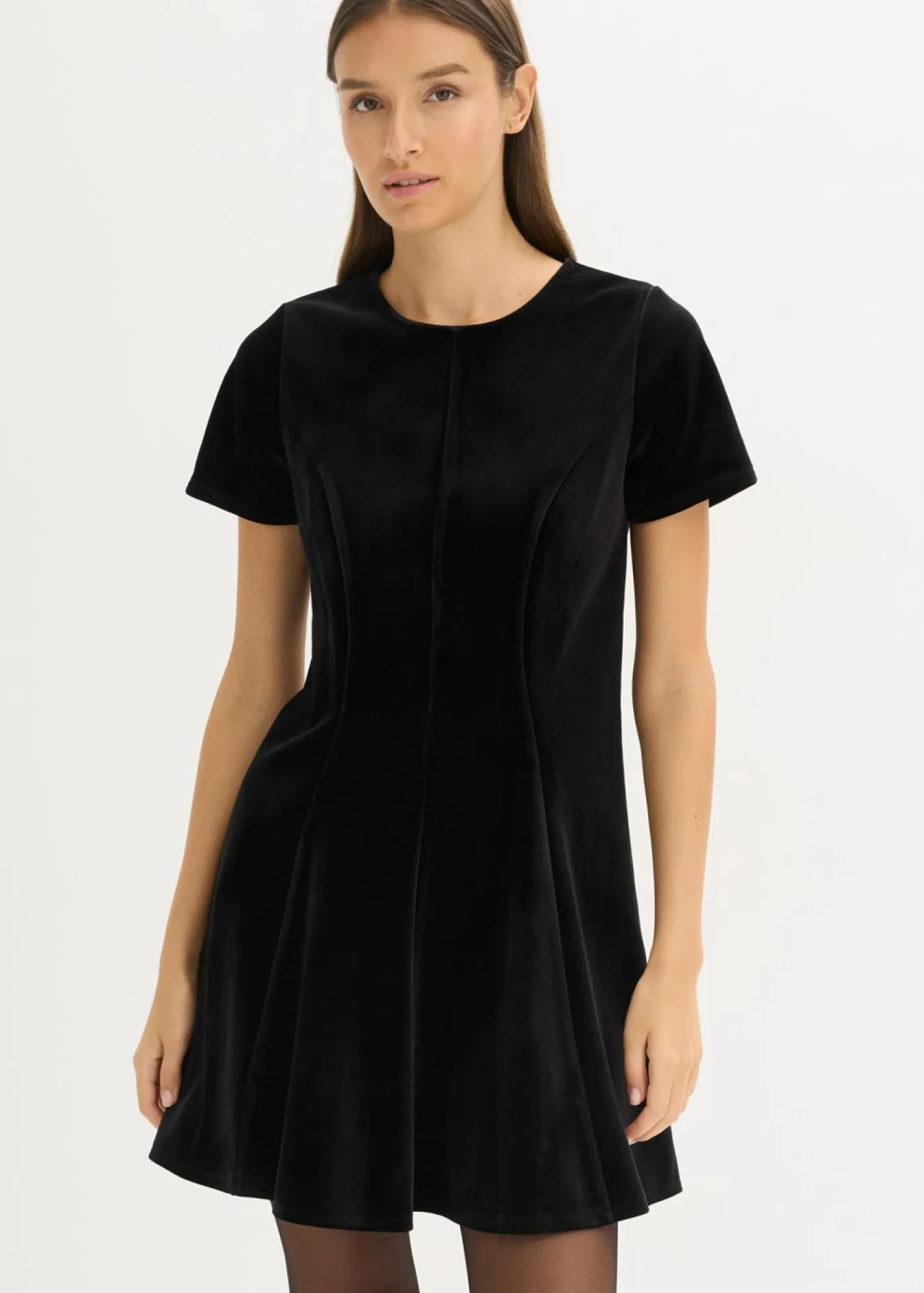 Mujer bonprix bonprix Vestido mini de terciopelo suave