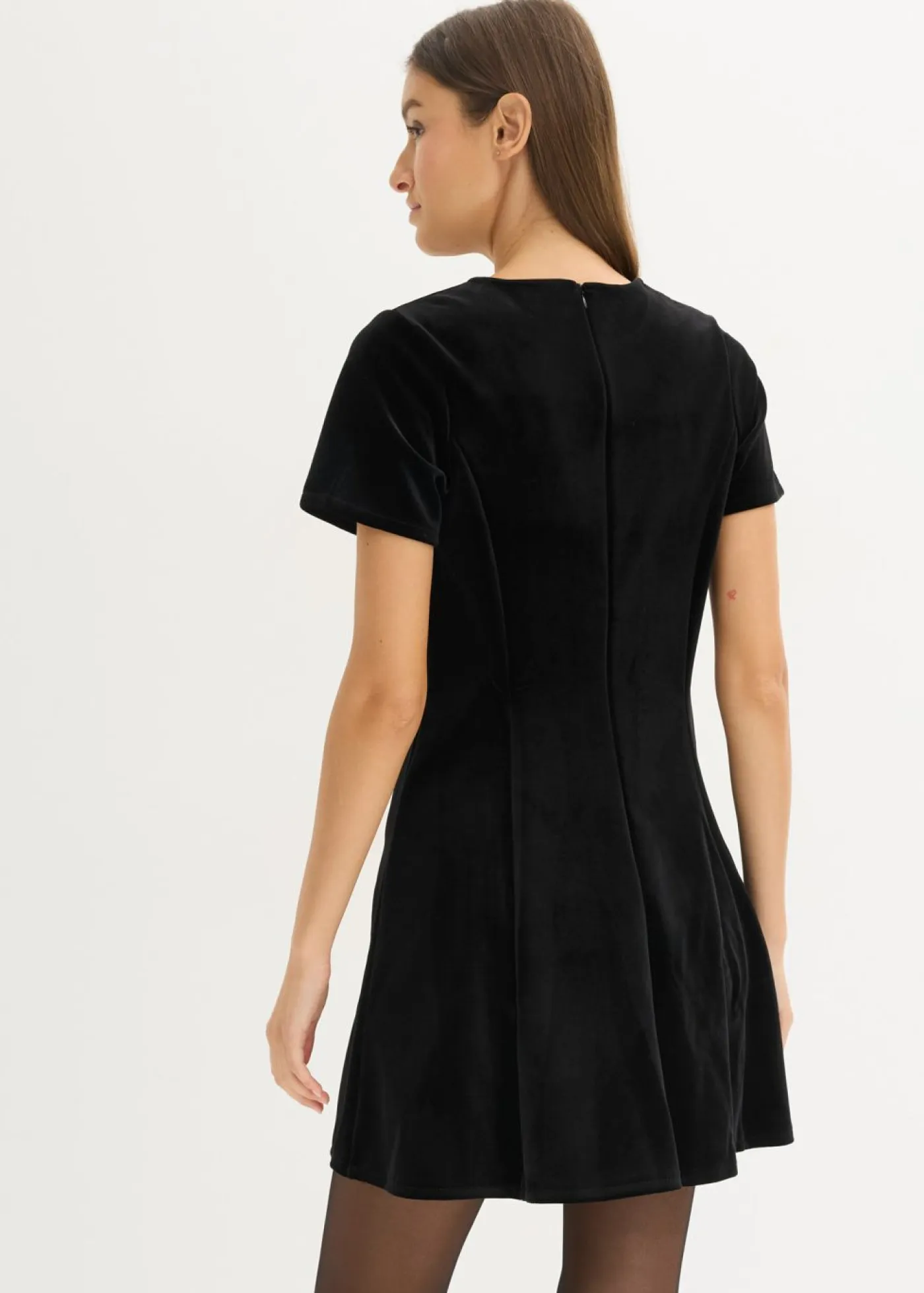 Mujer bonprix bonprix Vestido mini de terciopelo suave
