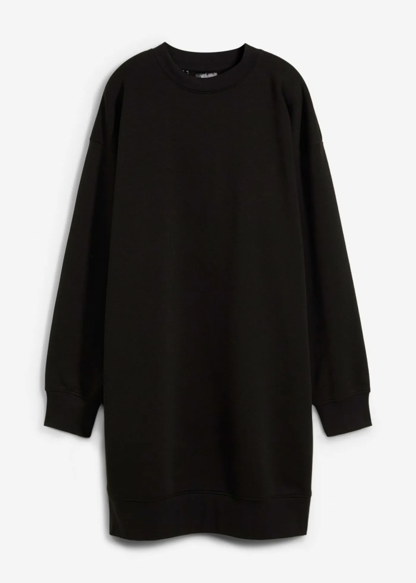 bonprix bonprix Básicos|Ropa Cómoda>Vestido oversize tipo sudadera Negro