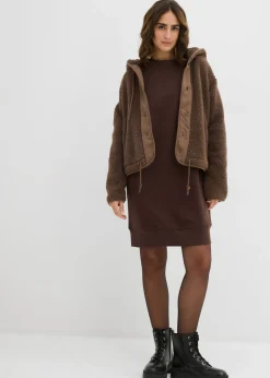 Mujer bonprix bonprix Vestido oversize tipo sudadera