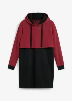 bonprix bonprix Premamá>Vestido premamá Negro/rojo azalea