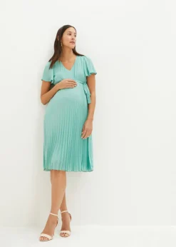 Mujer bonprix bonprix Vestido premamá con plisado