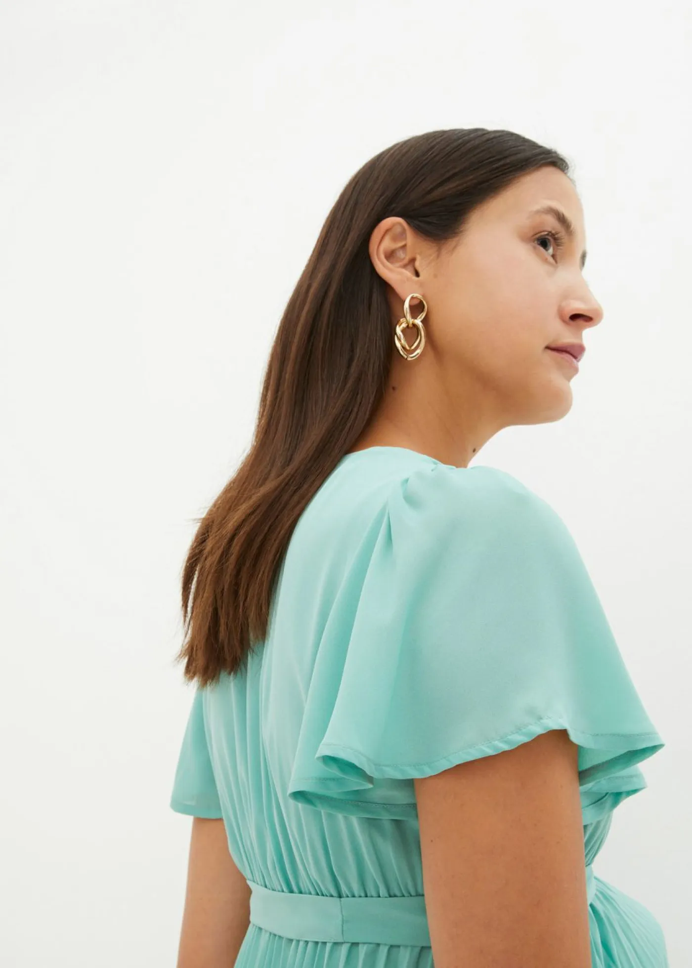 Mujer bonprix bonprix Vestido premamá con plisado