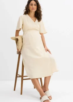 Mujer bonprix bonprix Vestido premamá/de lactancia de muselina de algodón