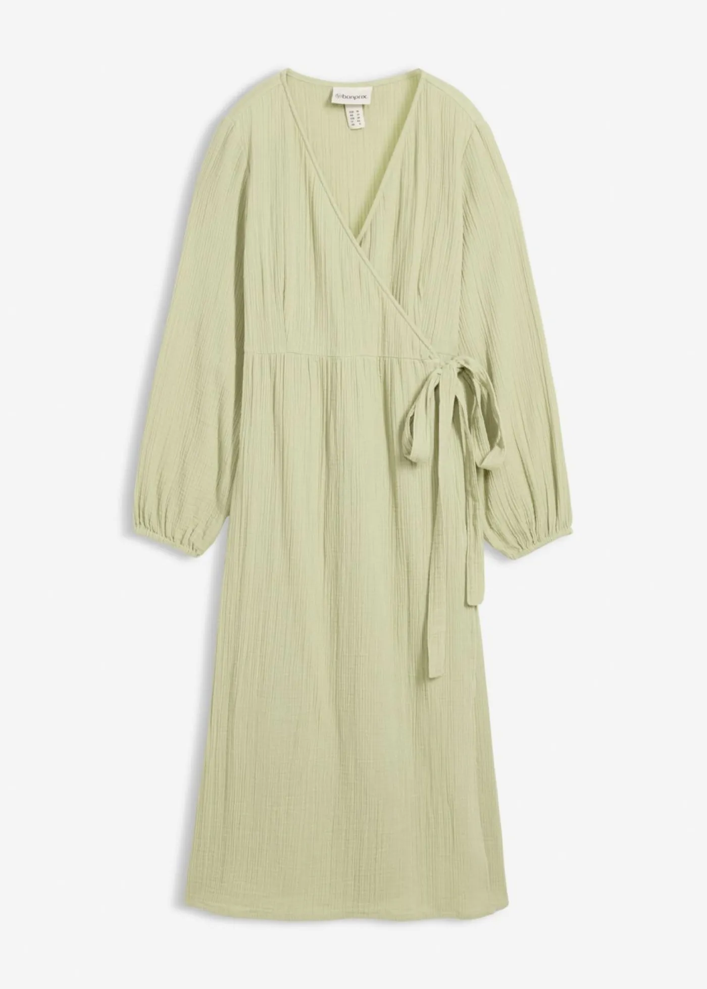 bonprix bonprix Premamá>Vestido premamá/de lactancia 2 en 1 de muselina de algodón Verde