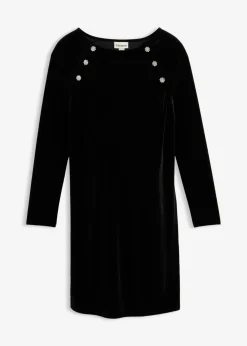 Mujer bonprix bonprix Vestido premamá/de lactancia 2 en 1 de terciopelo suave