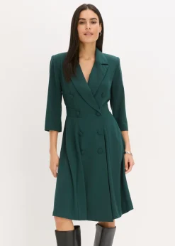 Mujer bonprix bonprix Vestido tipo americana con falda acampanada