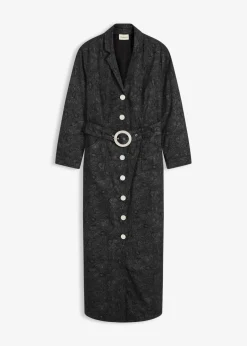 Mujer bonprix bonprix Vestido tipo americana con falda acampanada