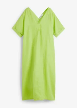 Mujer bonprix bonprix Vestido tipo caftán de lino puro