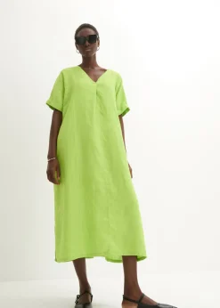 Mujer bonprix bonprix Vestido tipo caftán de lino puro