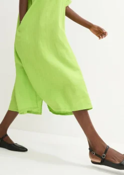 Mujer bonprix bonprix Vestido tipo caftán de lino puro