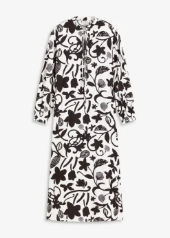 Mujer bonprix bonprix Vestido tipo caftán de viscosa fluida