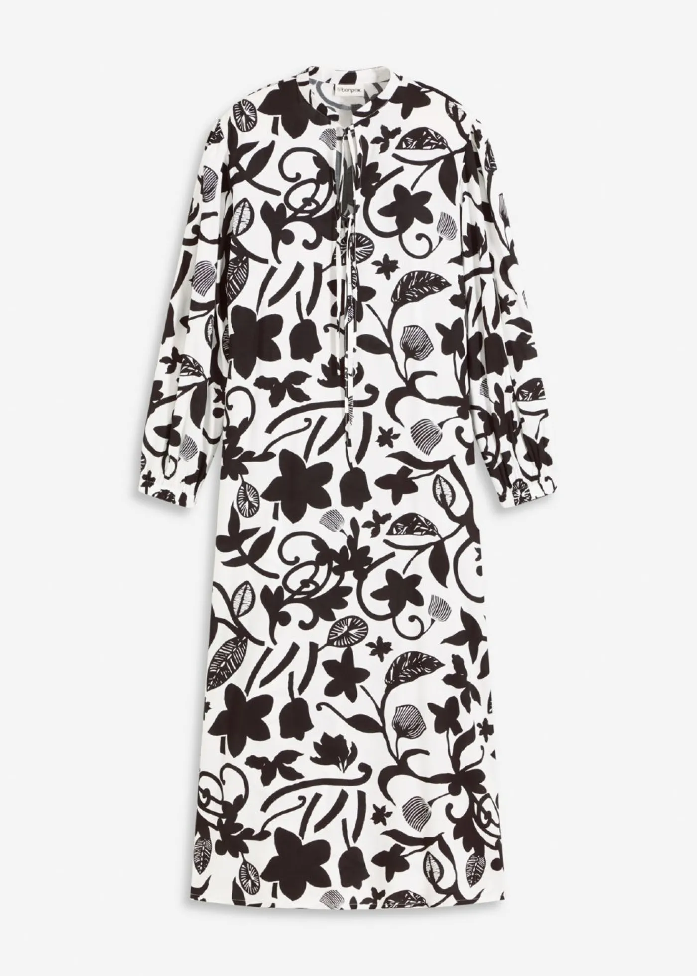 Mujer bonprix bonprix Vestido tipo caftán de viscosa fluida