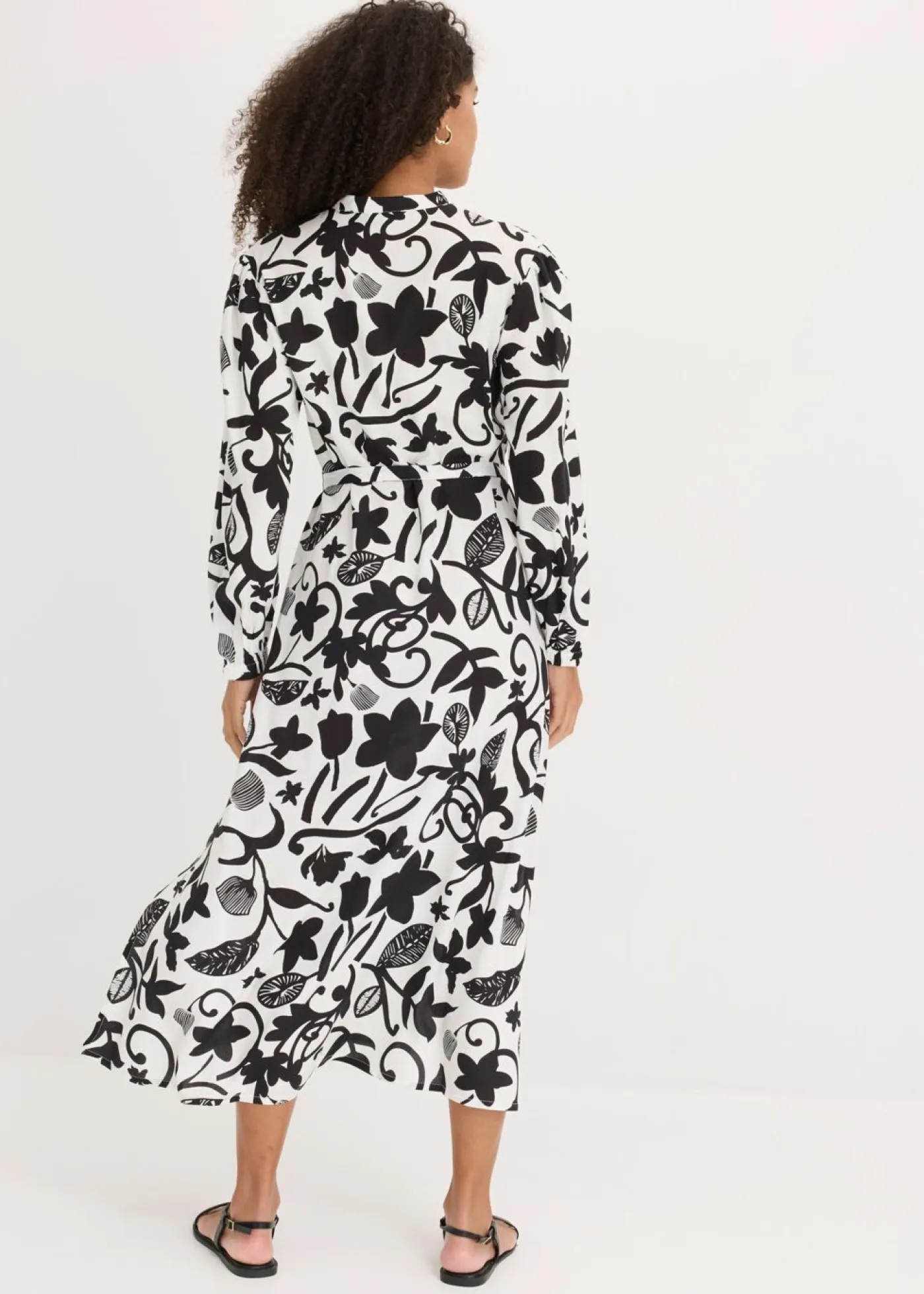 Mujer bonprix bonprix Vestido tipo caftán de viscosa fluida