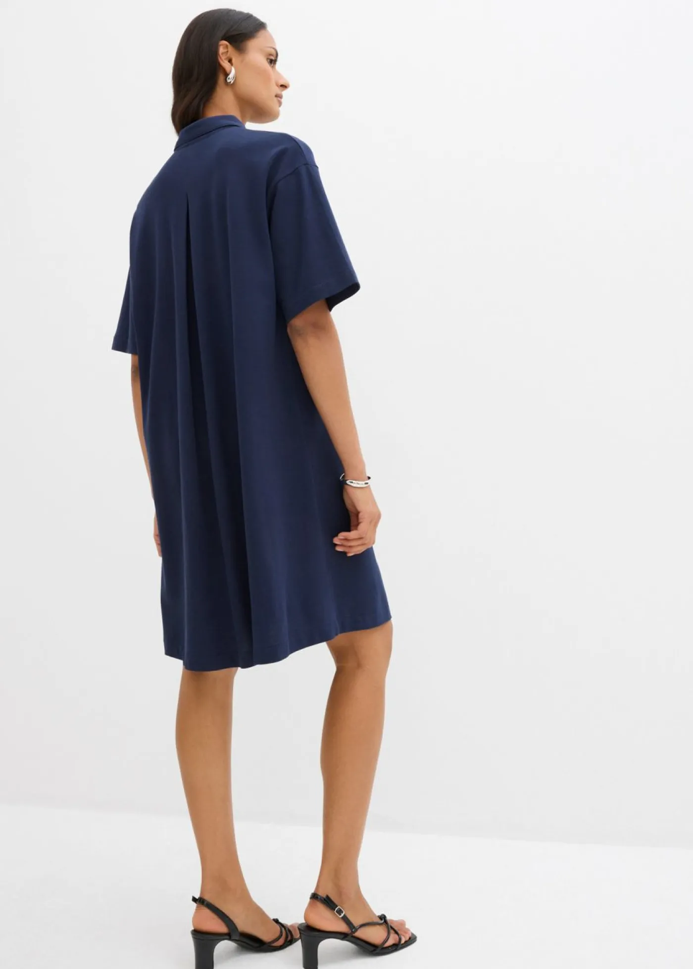 Mujer bonprix bonprix Vestido tipo polo de algodón puro