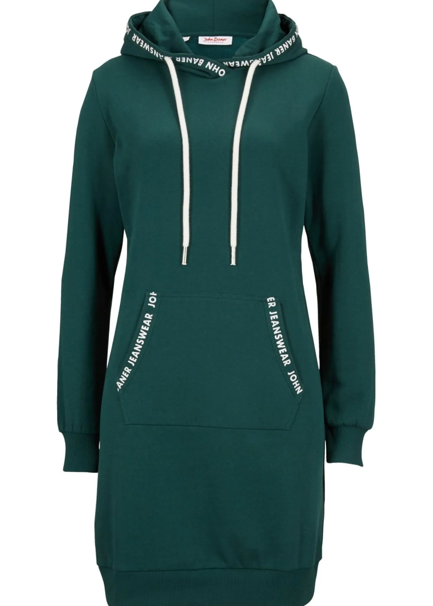 bonprix bonprix Ropa Cómoda|Vestidos>Vestido tipo sudadera Verde petróleo