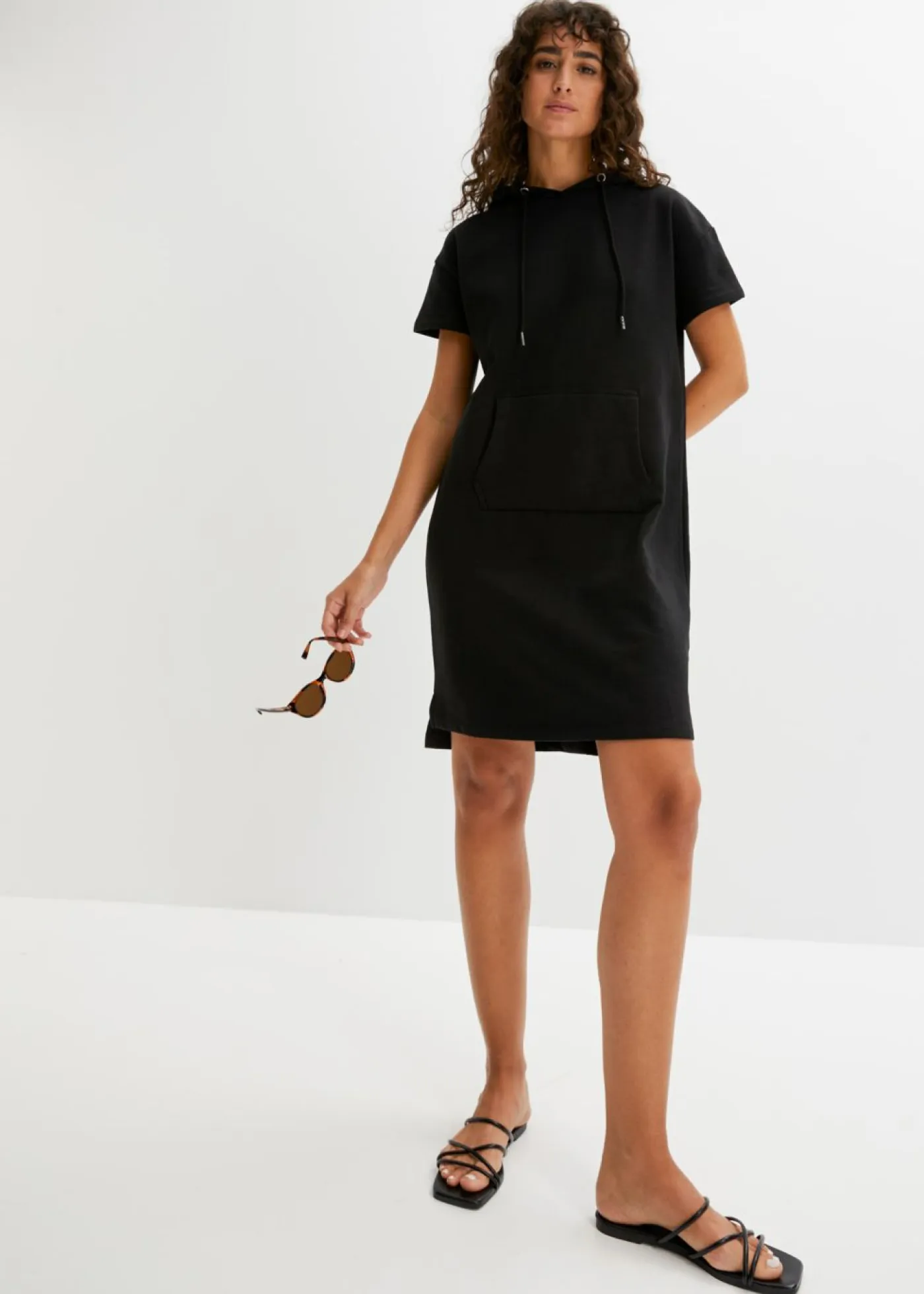 Mujer bonprix bonprix Vestido tipo sudadera con capucha