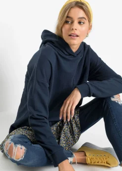 Mujer bonprix bonprix Vestido tipo sudadera con aspecto 2 en 1