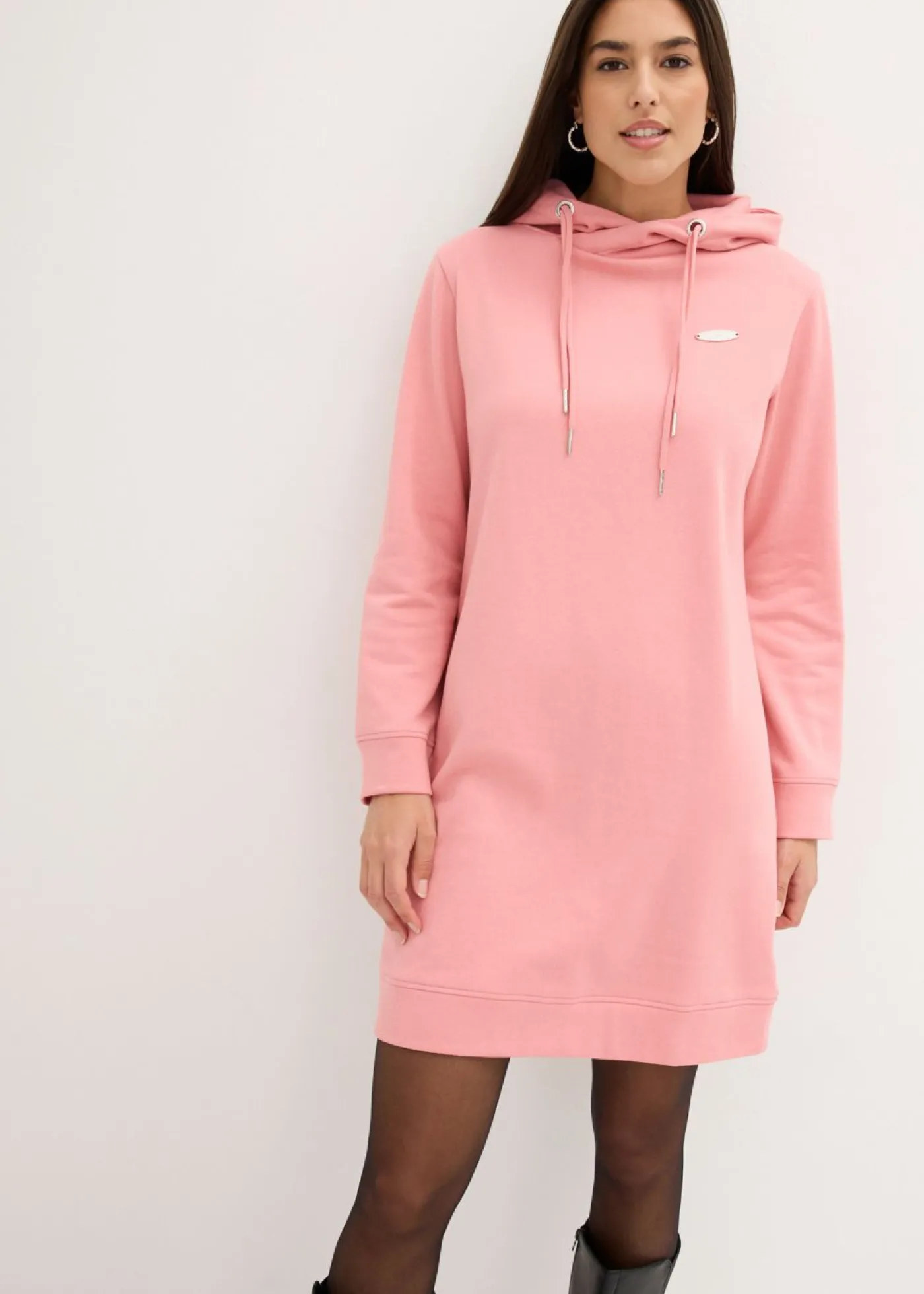 Mujer bonprix bonprix Vestido tipo sudadera con capucha