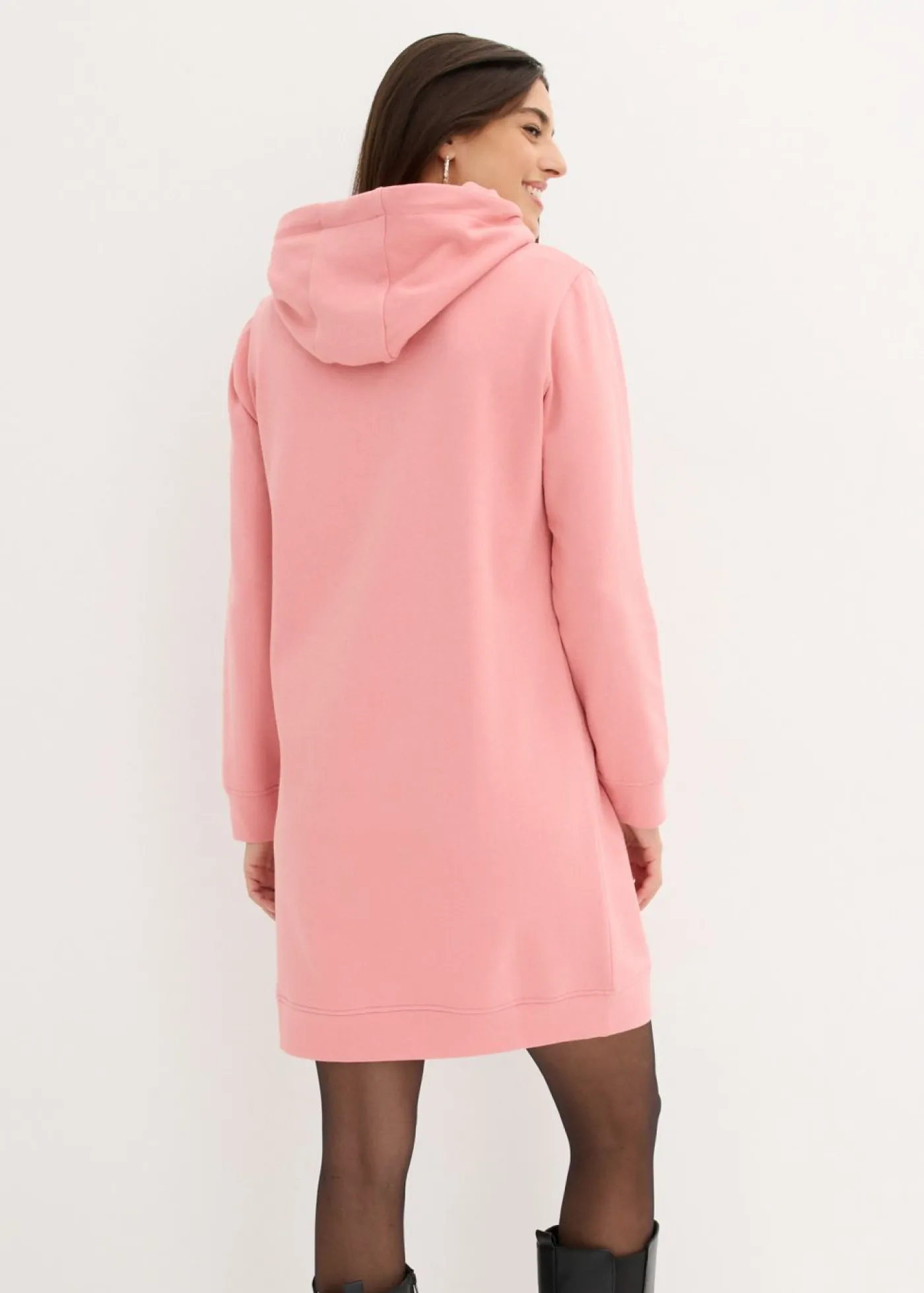 Mujer bonprix bonprix Vestido tipo sudadera con capucha