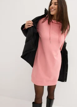Mujer bonprix bonprix Vestido tipo sudadera con capucha