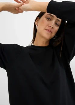 Mujer bonprix bonprix Vestido tipo sudadera con mangas abullonadas