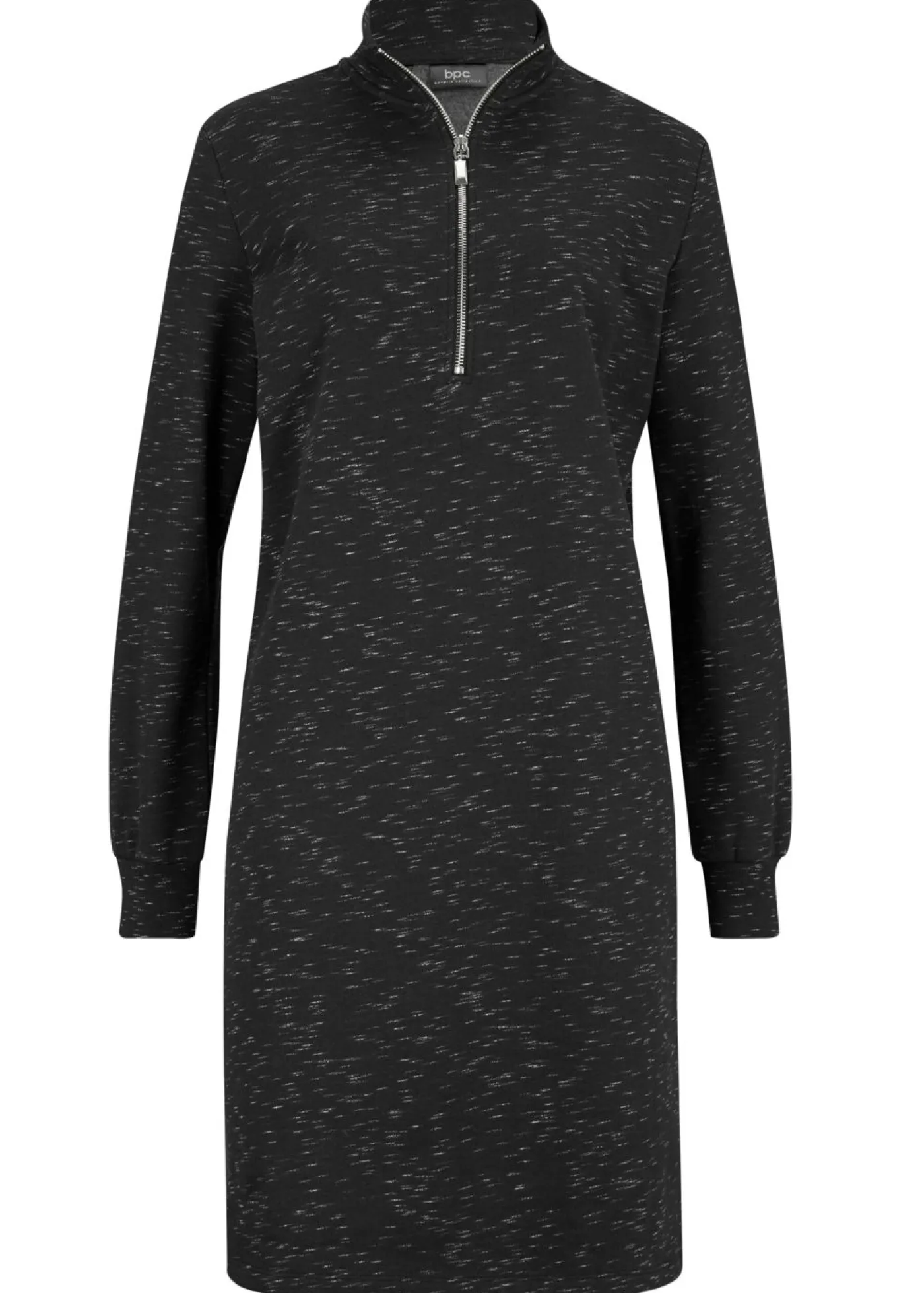 Mujer bonprix bonprix Vestido tipo sudadera con cuello troyer