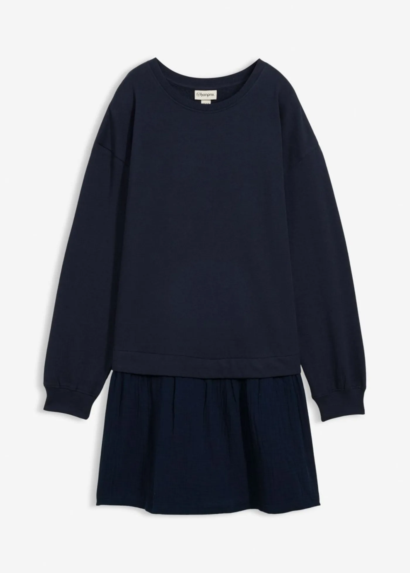 Mujer bonprix bonprix Vestido tipo sudadera con falda