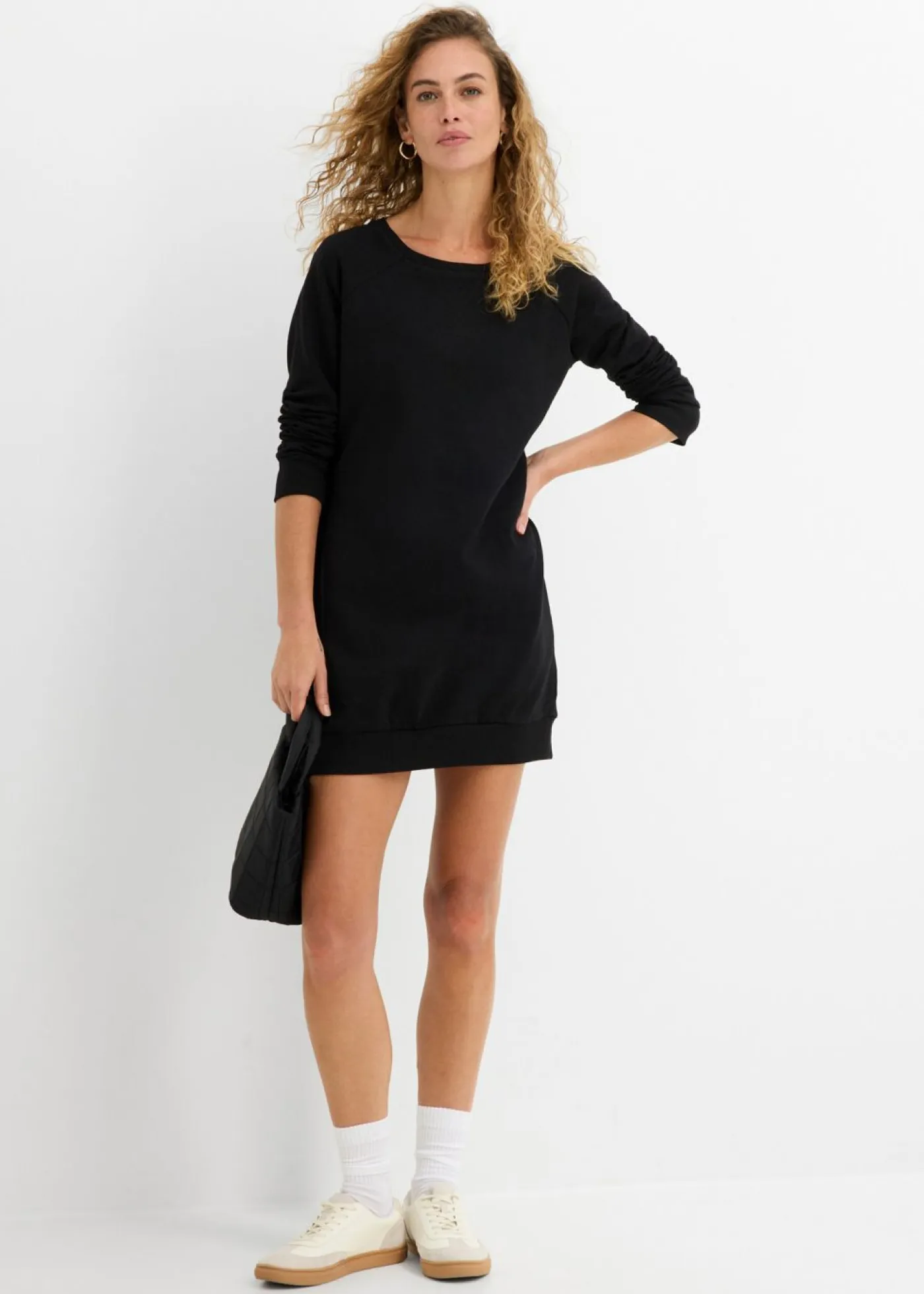 Mujer bonprix bonprix Vestido tipo sudadera de felpa suave