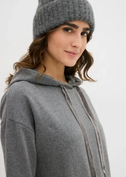 Mujer bonprix bonprix Vestido tipo sudadera de algodón puro