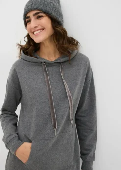Mujer bonprix bonprix Vestido tipo sudadera de algodón puro