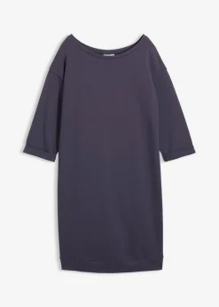 Mujer bonprix bonprix Vestido tipo sudadera, mangas 3/4, interior suave