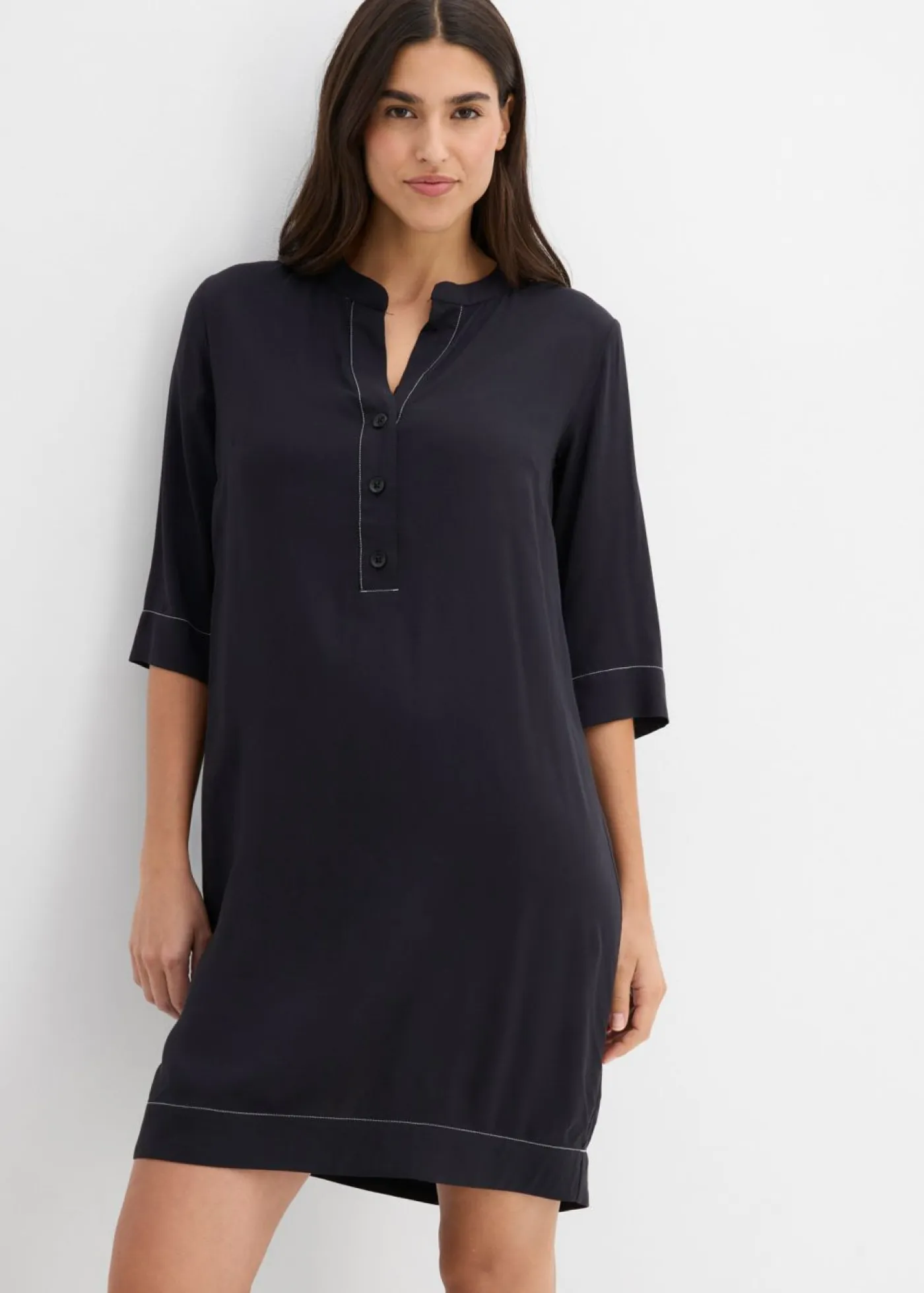bonprix bonprix Vestidos|Novedades>Vestido tipo túnica Negro