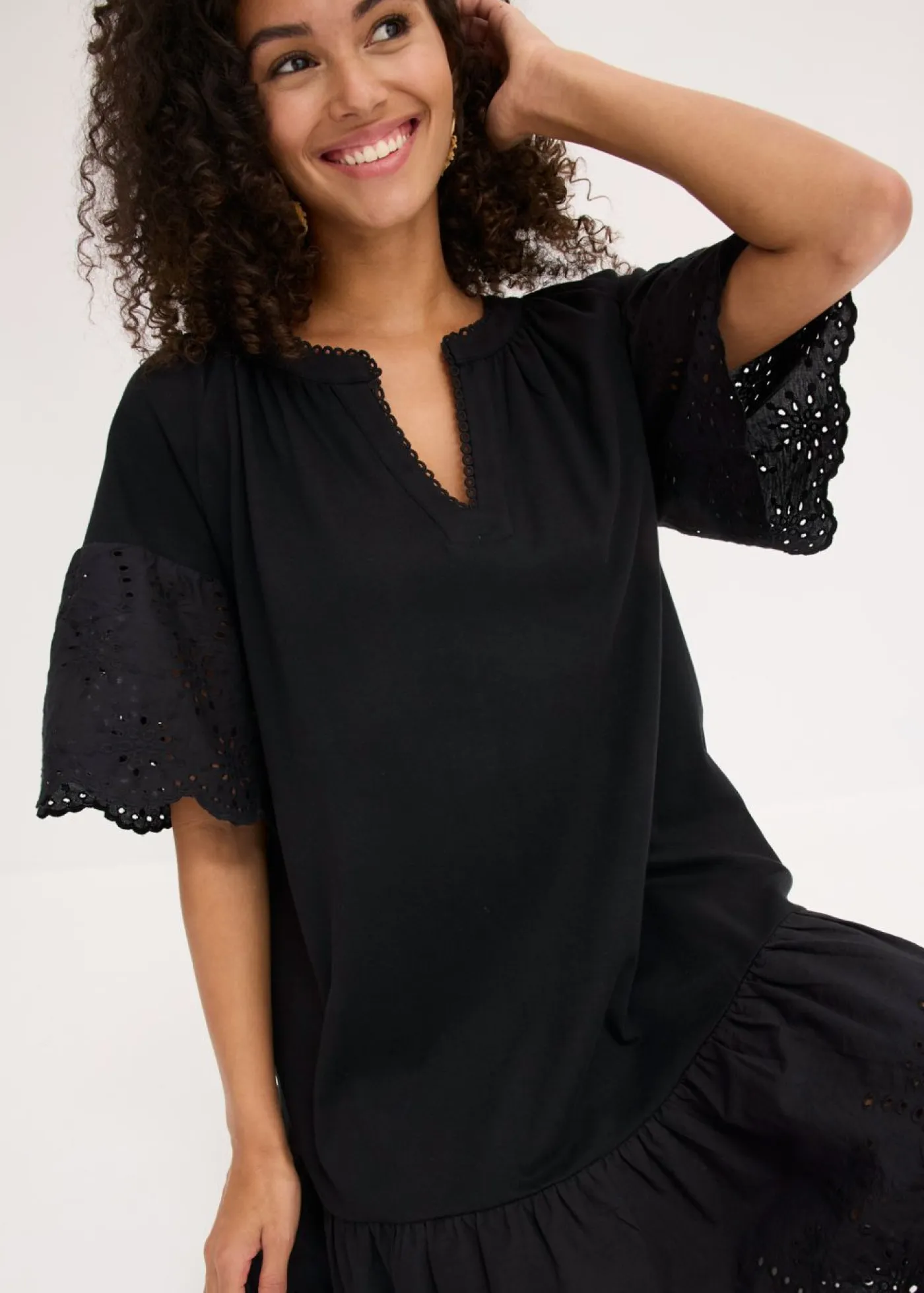 Mujer bonprix bonprix Vestido tipo túnica de algodón orgánico puro