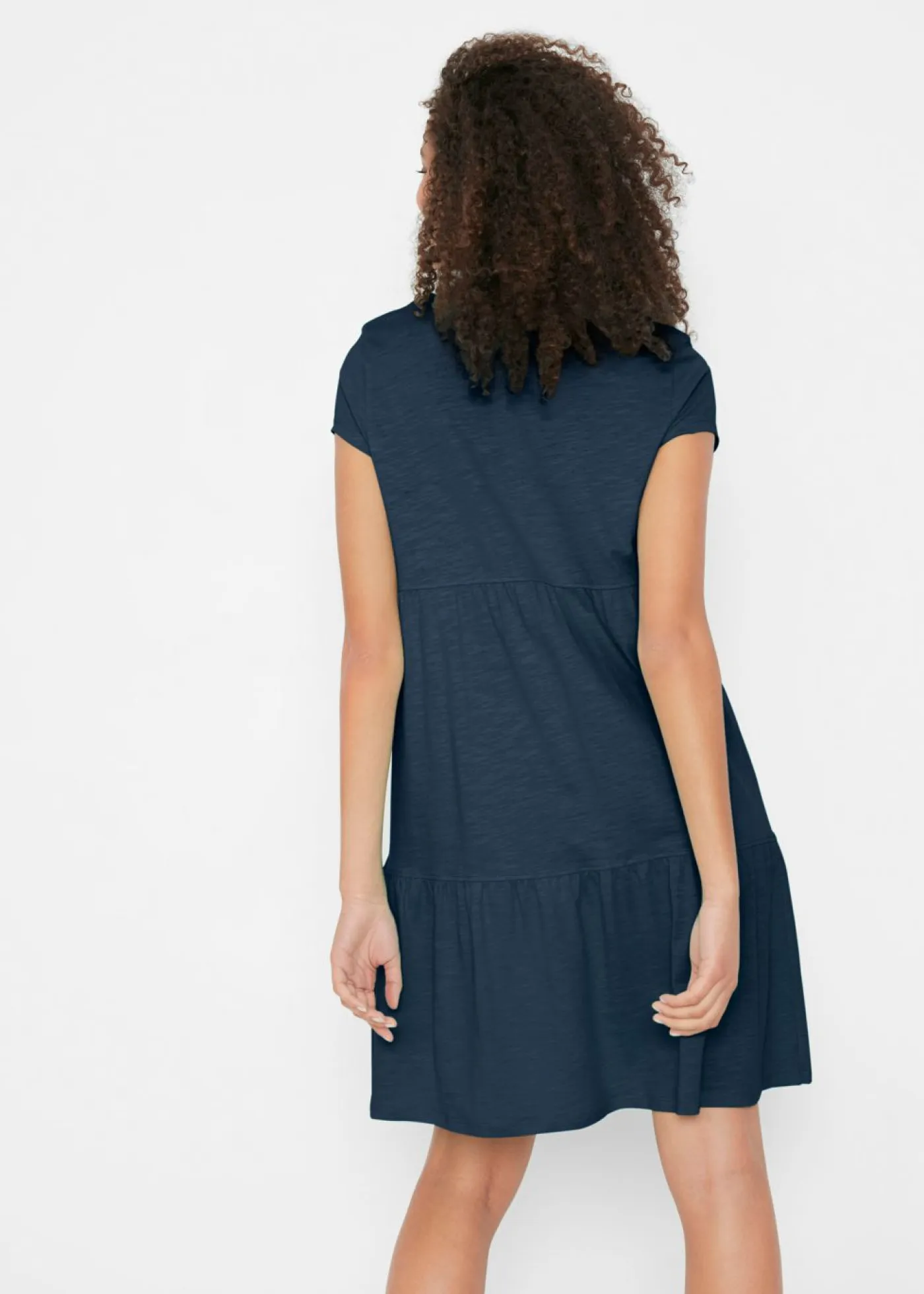 Mujer bonprix bonprix Vestido tipo túnica de algodón con manga corta