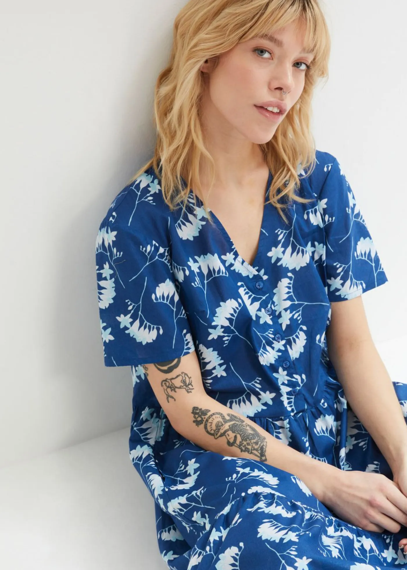 Mujer bonprix bonprix Vestido tipo túnica de largo midi