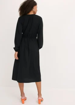 Mujer bonprix bonprix Vestido tipo túnica de mezcla de viscosa fluida