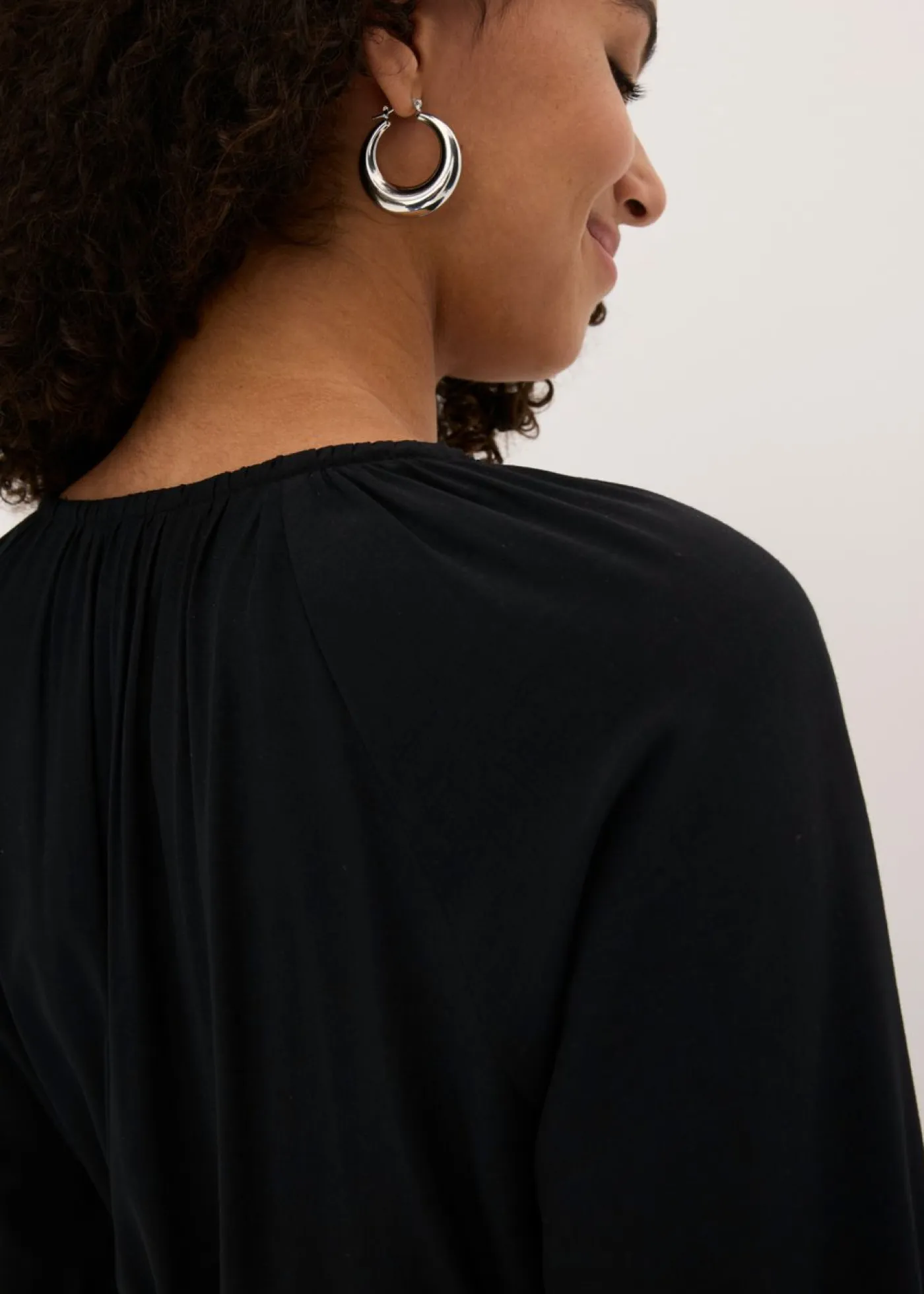 Mujer bonprix bonprix Vestido tipo túnica de mezcla de viscosa fluida