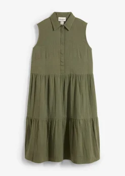 Mujer bonprix bonprix Vestido tipo túnica de muselina ligera