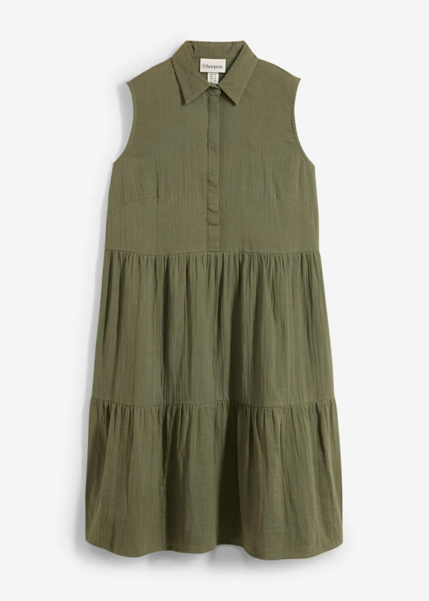 Mujer bonprix bonprix Vestido tipo túnica de muselina ligera