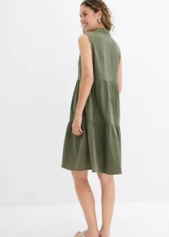 Mujer bonprix bonprix Vestido tipo túnica de muselina ligera