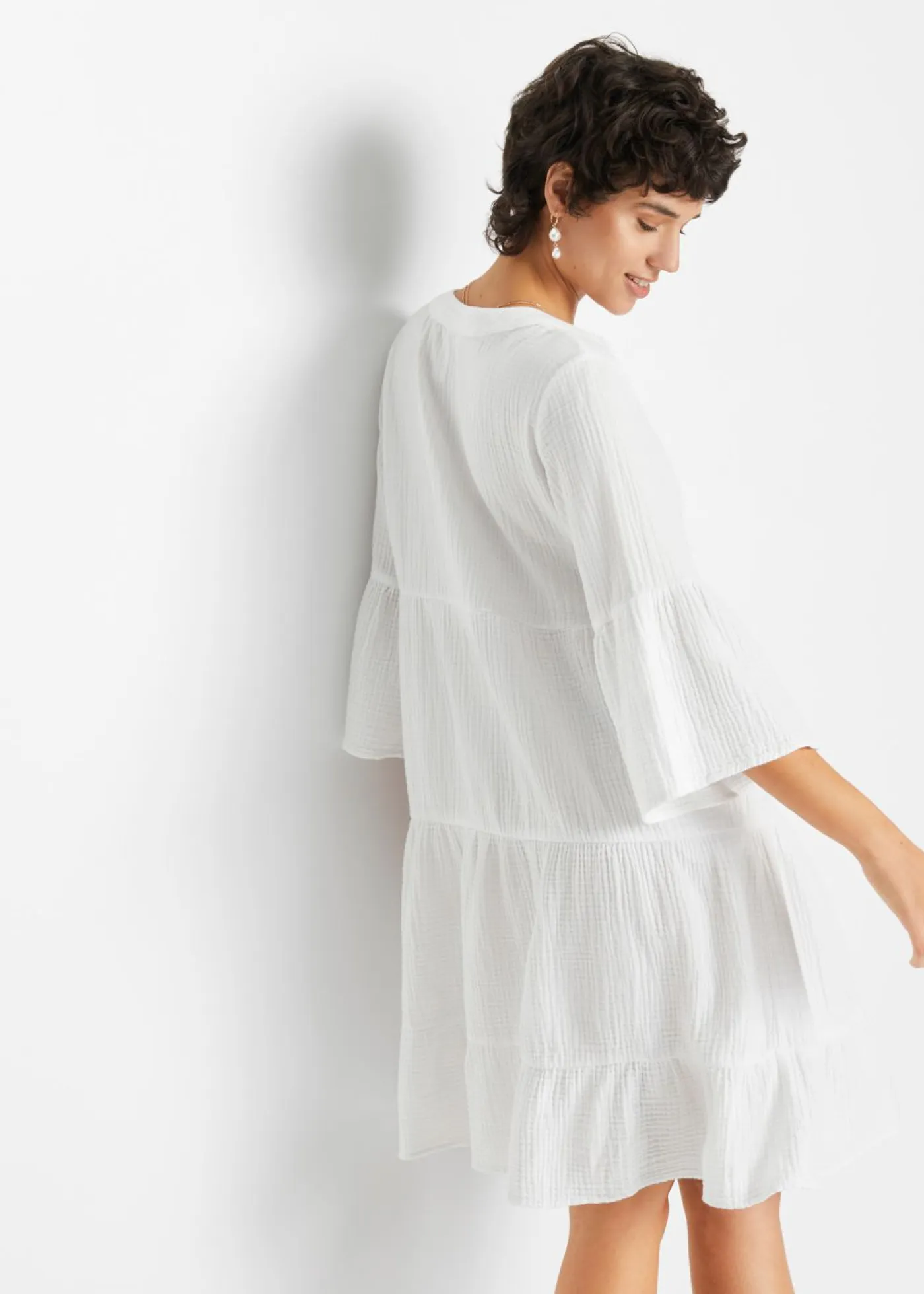 Mujer bonprix bonprix Vestido tipo túnica de muselina