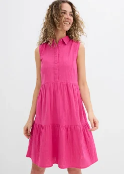 Mujer bonprix bonprix Vestido tipo túnica de muselina ligera