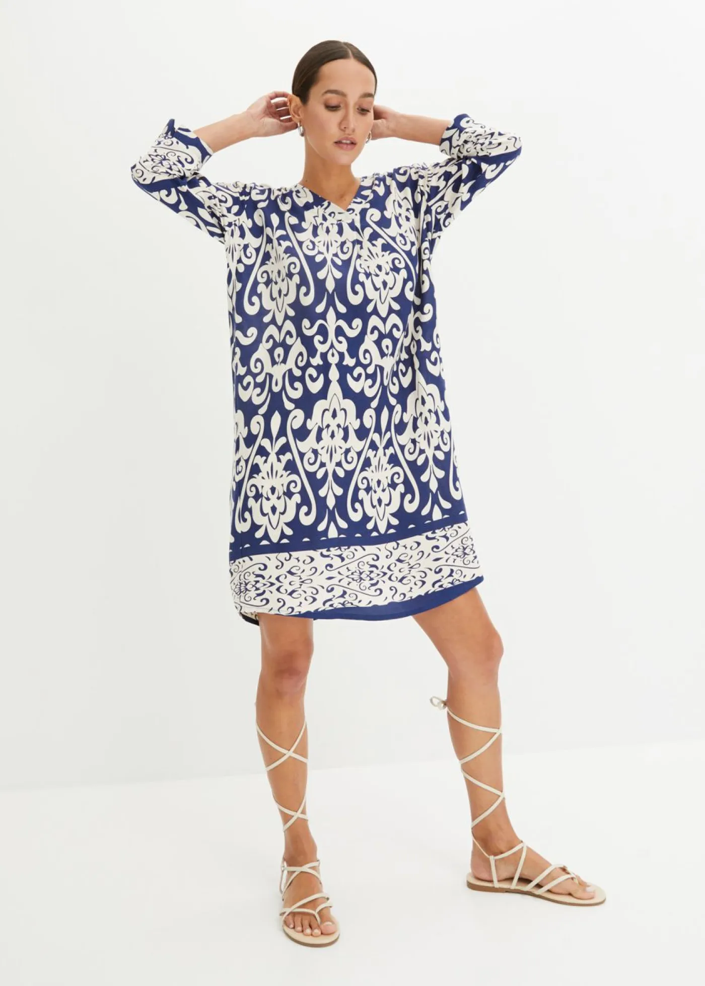 Mujer bonprix bonprix Vestido tipo túnica de viscosa fluida