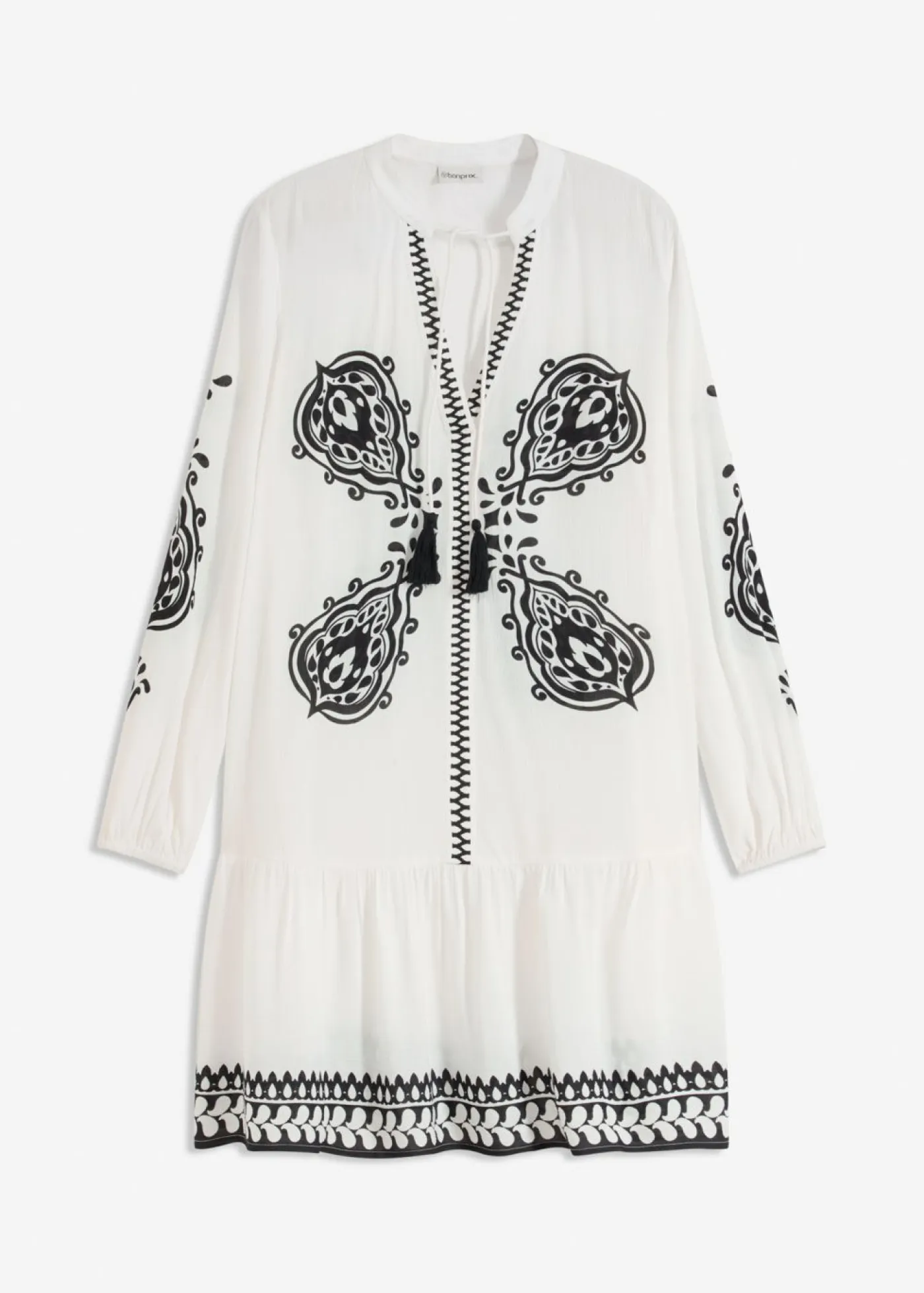 Mujer bonprix bonprix Vestido tipo túnica de viscosa estructurada