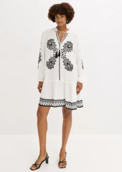 Mujer bonprix bonprix Vestido tipo túnica de viscosa estructurada